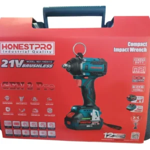 آلة فك البراغي لاسلكية clé à choc Batterie HONESTPRO 21V 800N.M YAE6113