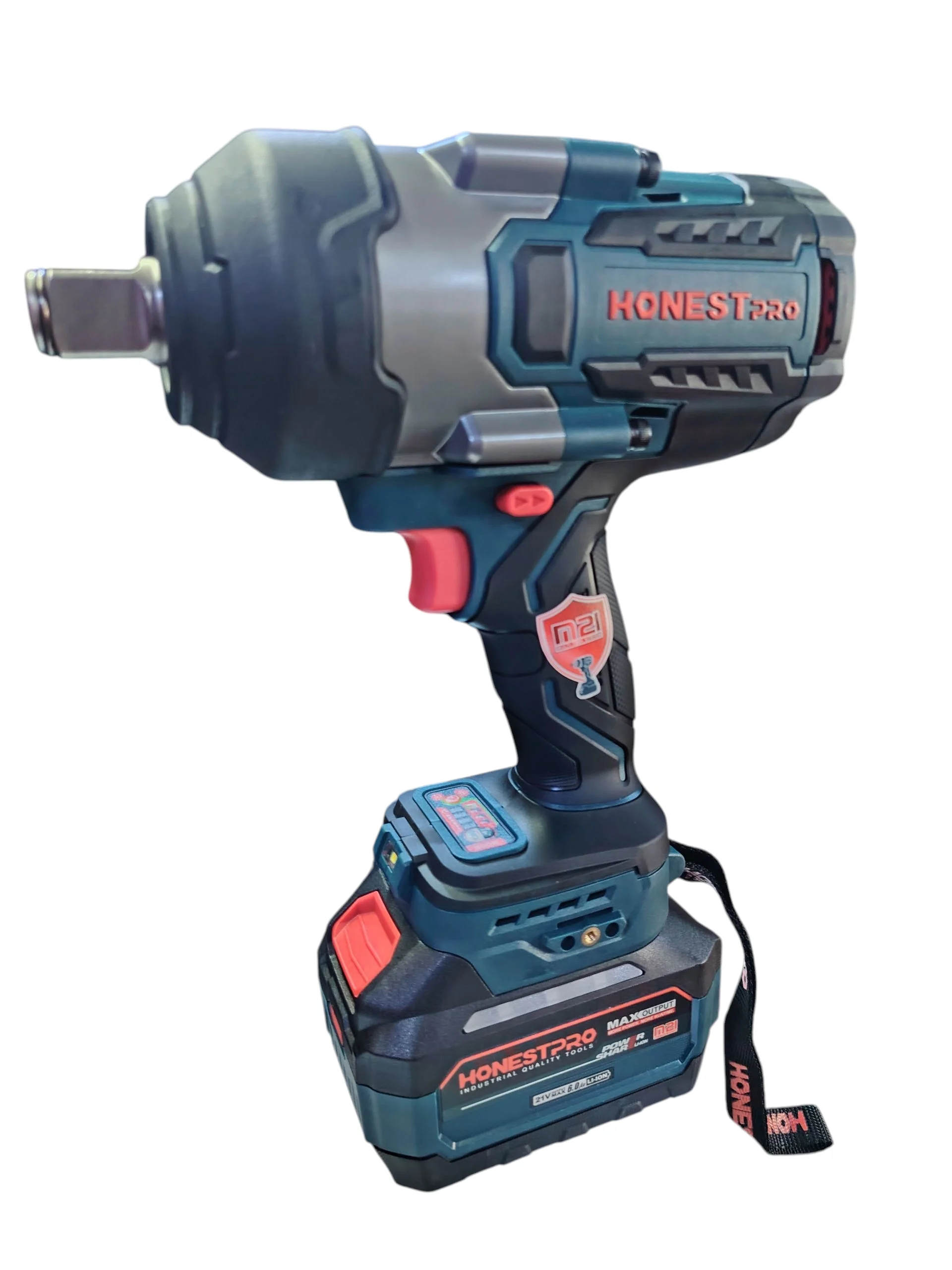 آلة فك البراغي لاسلكية clé à choc Batterie HONESTPRO 21V YAE6117 - الصورة 3