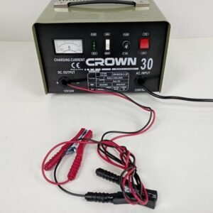 شاحن بطارية السيارات الأصلي من كراون متوافق مع كل السيارات والدراجات النارية CROWN Chargeur De Batteries De Voitures Et Motos 12V/24V CT37005