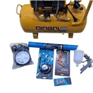 كمبرسور هواء صامت 50لتر+ 5 اكسيسوار Compresseur d'air silencieux 50 litres 1450 W DINGQI